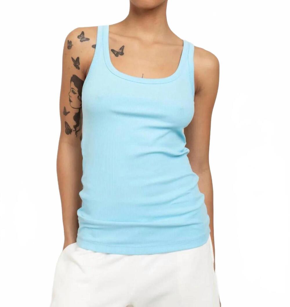 NEW PAPER LABEL mara tank top in baltic sea